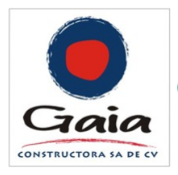Logotipo de Gaia Constructora